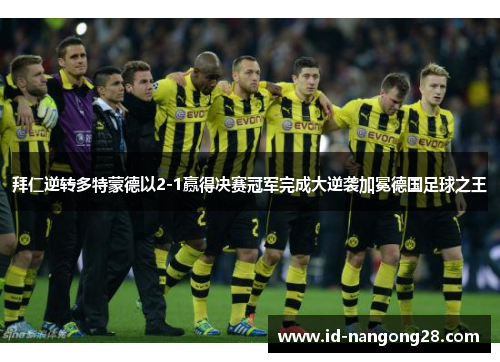 拜仁逆转多特蒙德以2-1赢得决赛冠军完成大逆袭加冕德国足球之王